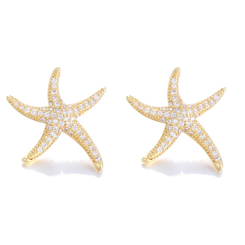 Big hot sale starfish earrings