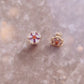 Colorful Stone Stud Earrings