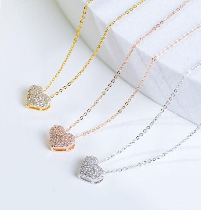 Love Heart Pendant and Necklaces