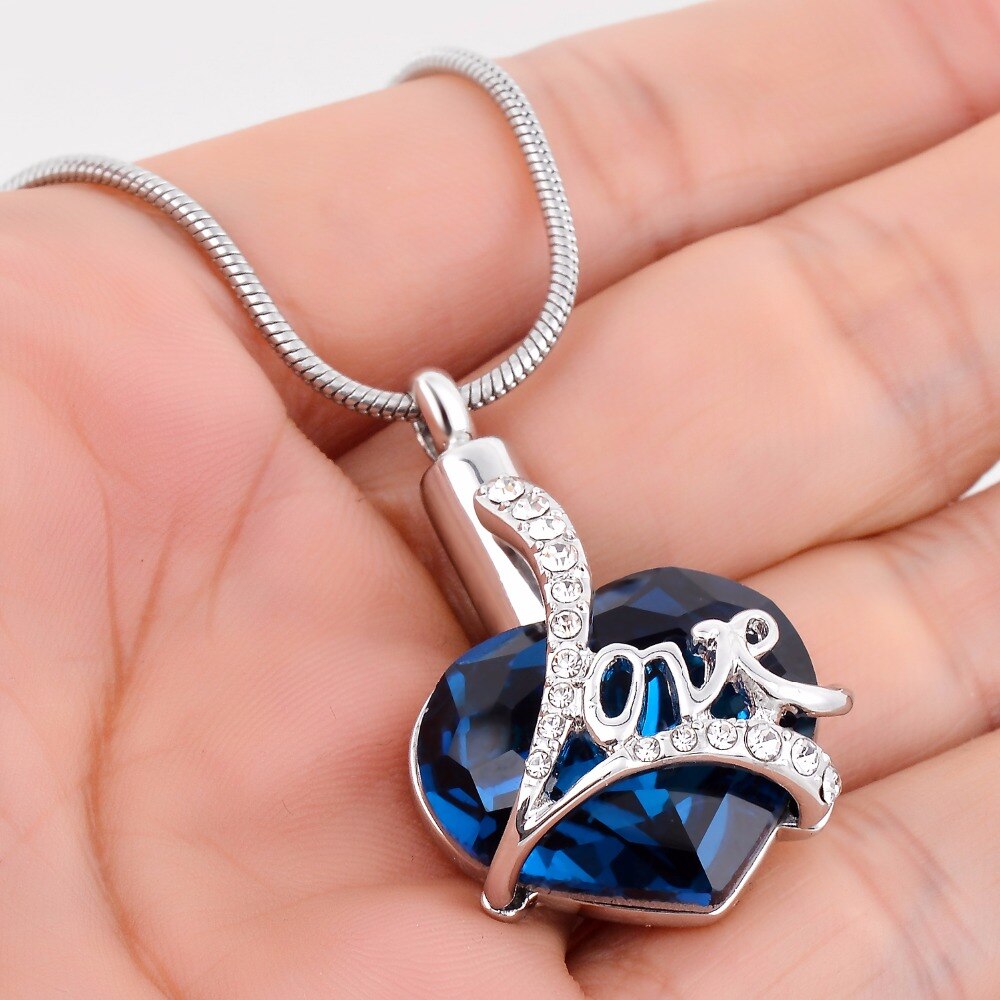 "Always in my heart" locket with the screw, cremation memorial pendant with necklace