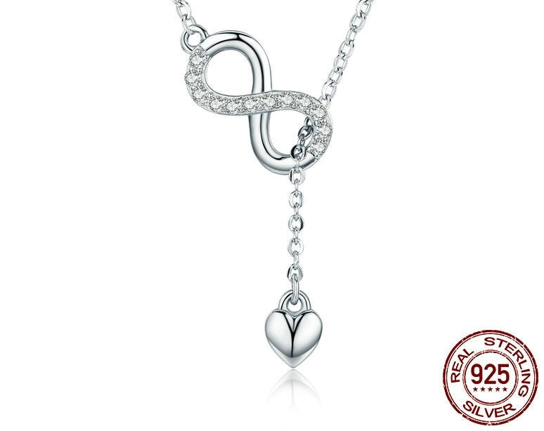 Infinity Love Pendant Necklaces