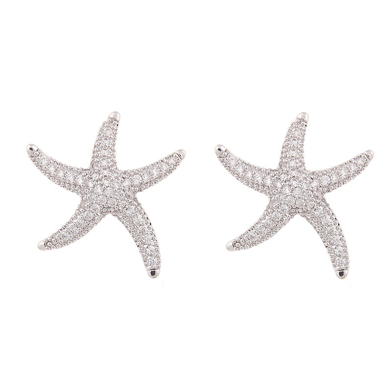 Big Star Starfish Earrings