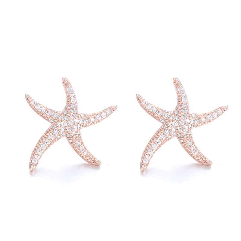 Big Star Starfish Earrings