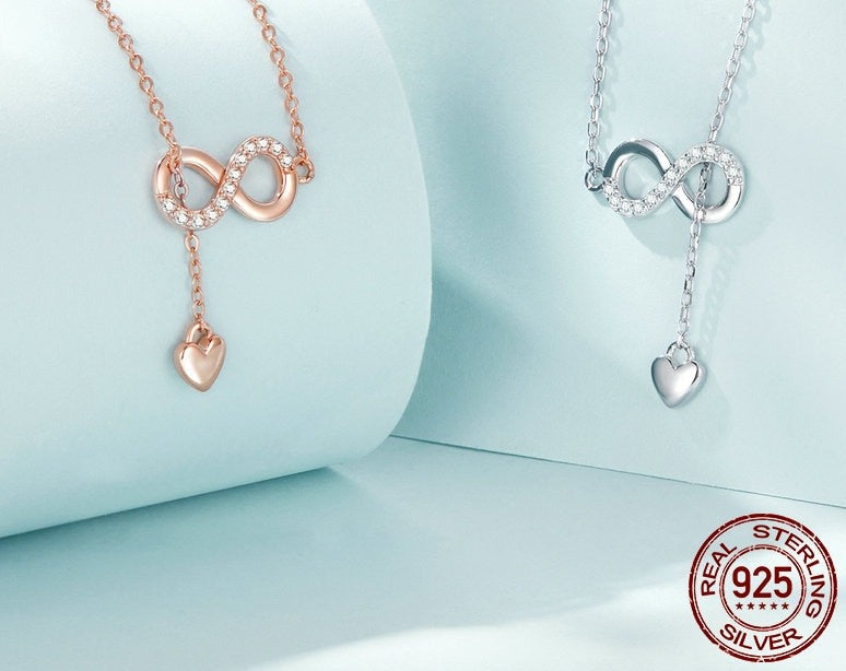 Infinity Love Pendant Necklaces