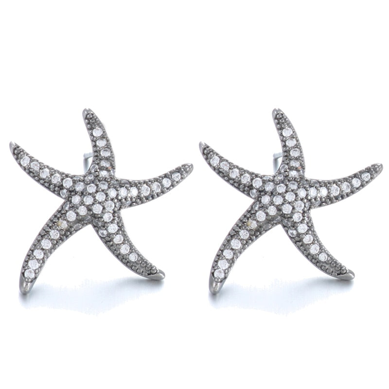 Big Star Starfish Earrings