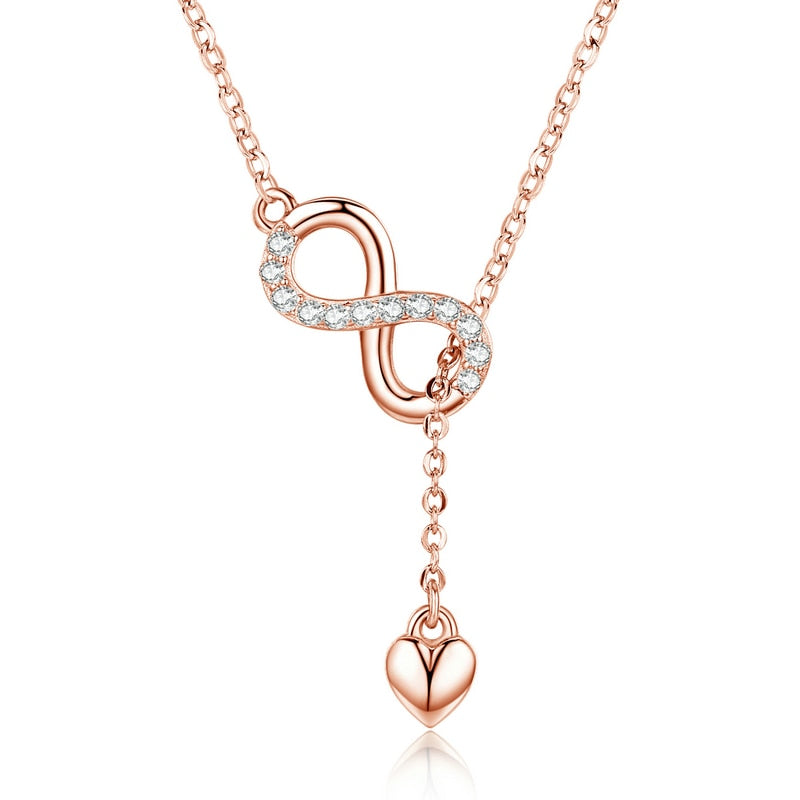 Infinity Love Pendant Necklaces